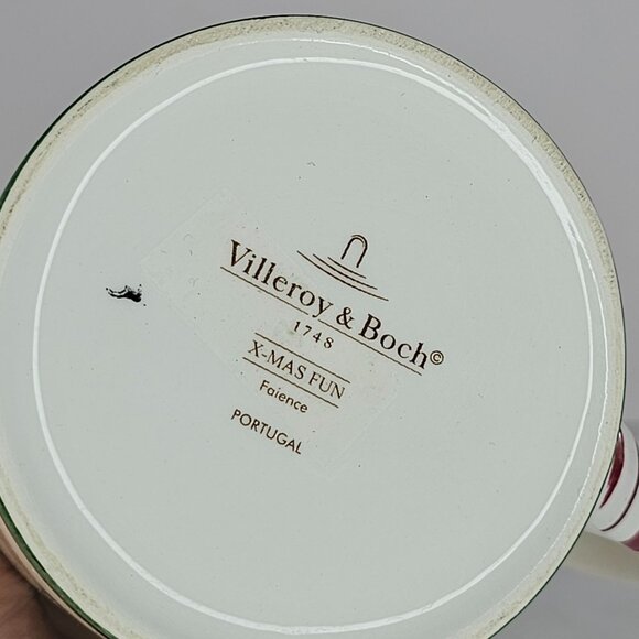 Villeroy & Boch X-Mas Fun Moose Ceramic Mug Christmas Dinnerware - Picture 5 of 7